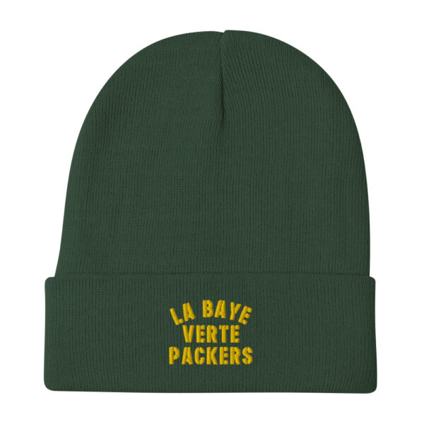 La Baye Verte Packers Embro Beanie