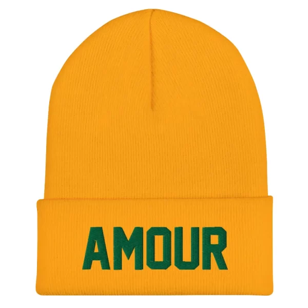 Amour Gold Limited Edition Cuffed Beanie