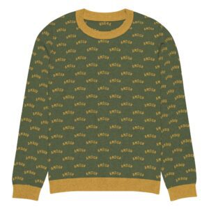 AMOUR Jordan Love All-Over-Print Sweater Weather Knitted Crew