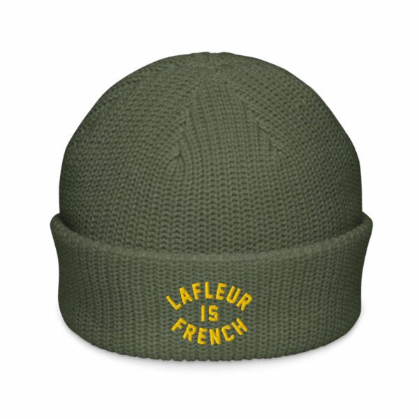 Coach Matt LaFleur Is French Chic Hipster Fisherman Green Beanie - Image 2