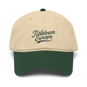 Titletown Europe – Throwback Garment Washed Packers Baseball Cap – Paris Fan Club Edition
