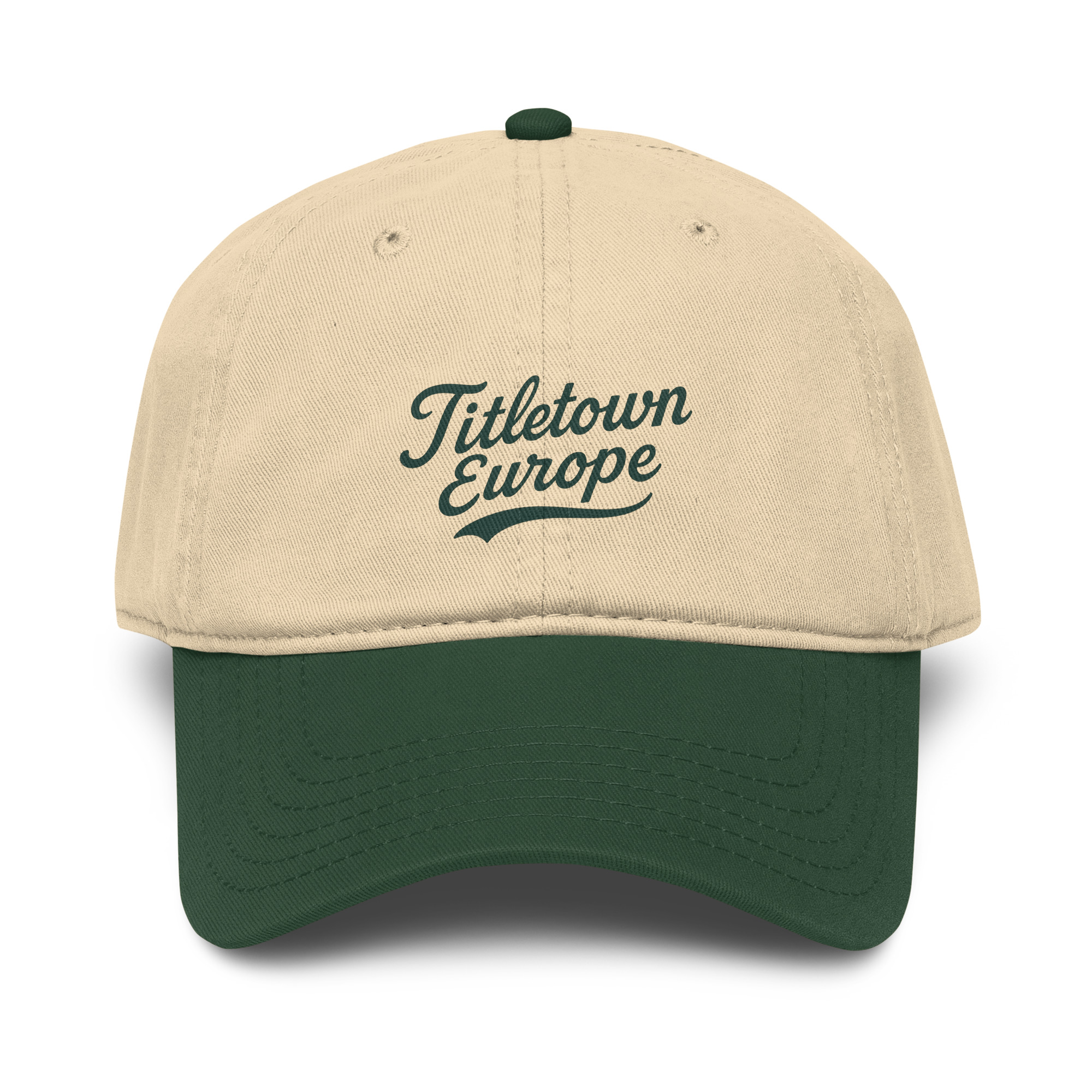 Titletown Europe – Throwback Garment Washed Packers Baseball Cap – Paris Fan Club Edition