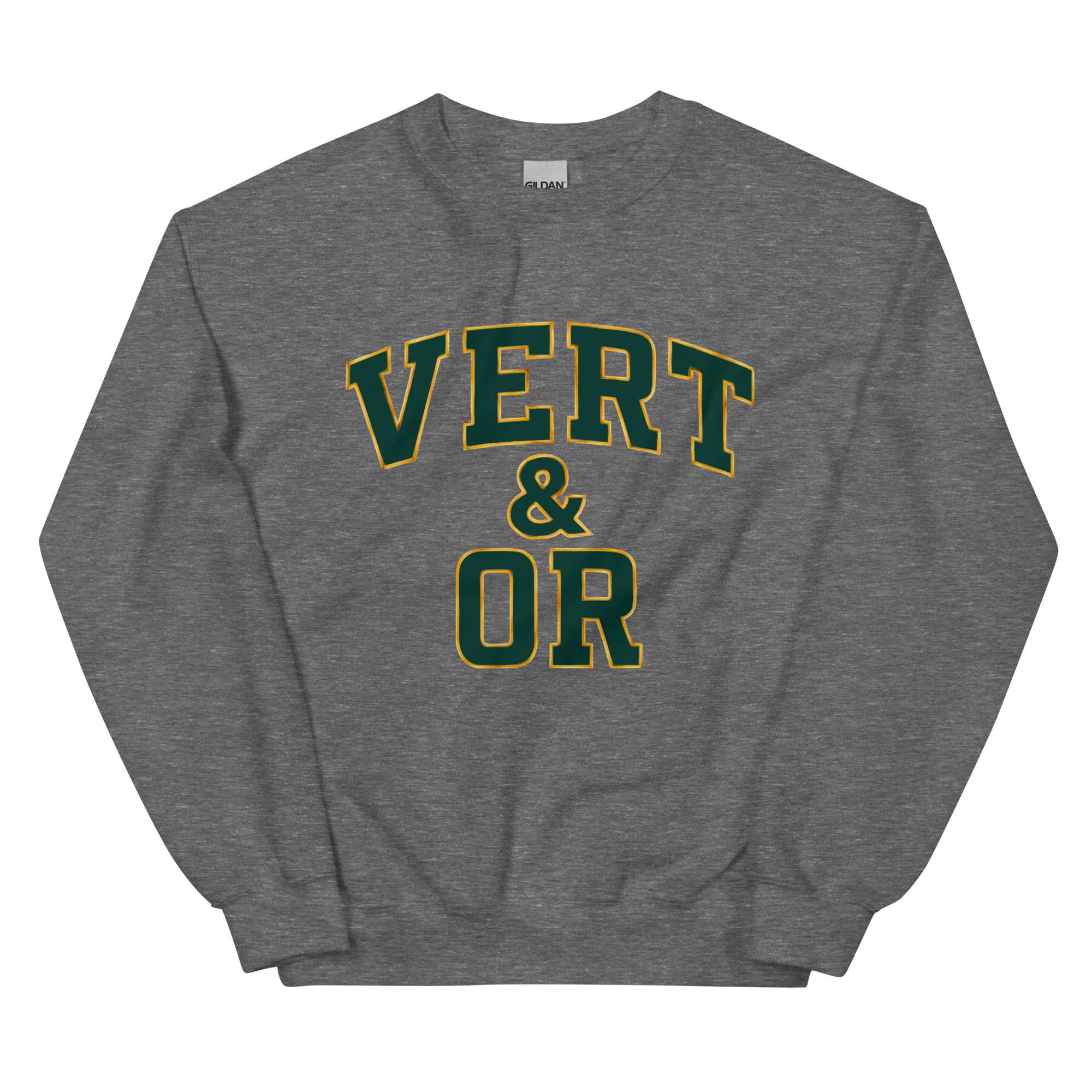Vert & Or - Green & Gold Green Bay Packers NOT Sporty & Rich Paris Fan Club Sweatshirt - Grey