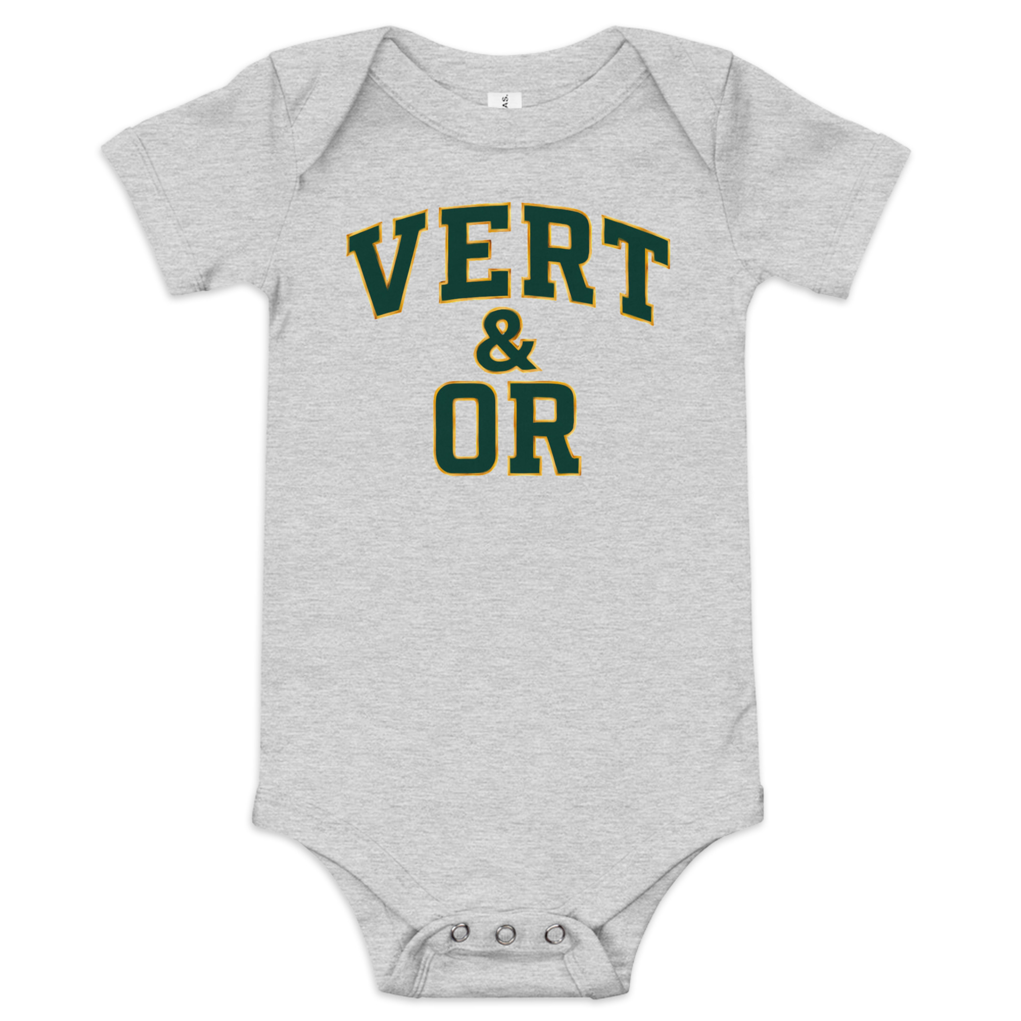 Vert & Or – Green & Gold Baby Onesie – Paris Packers Fan Club