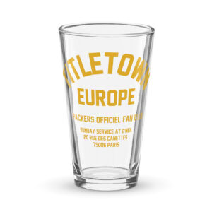 Titletown Europe Officiel Fan Club Pint Glass