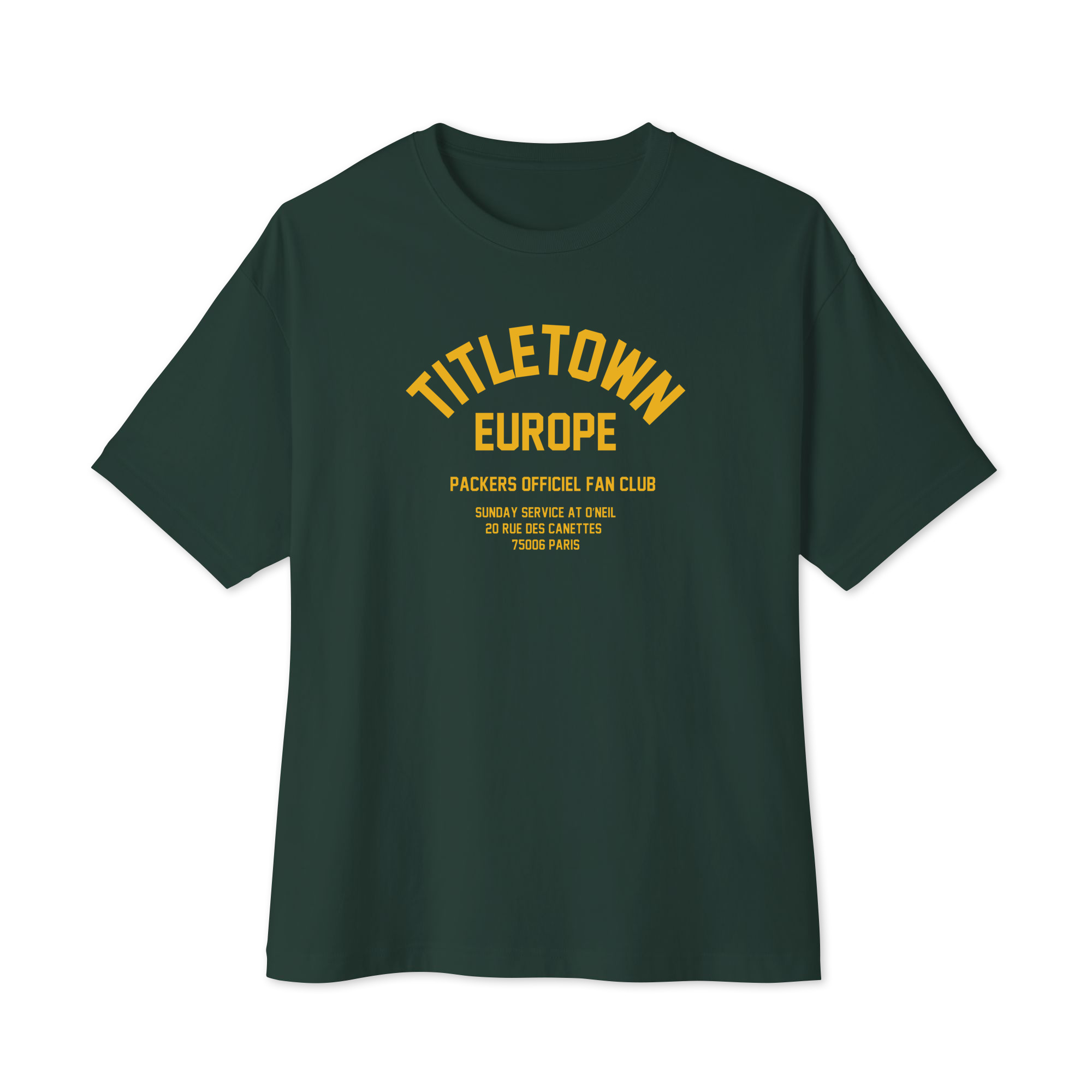 Titletown Europe Officiel Fan Club in Paris France - O'Neil - Oversized Boxy Tee