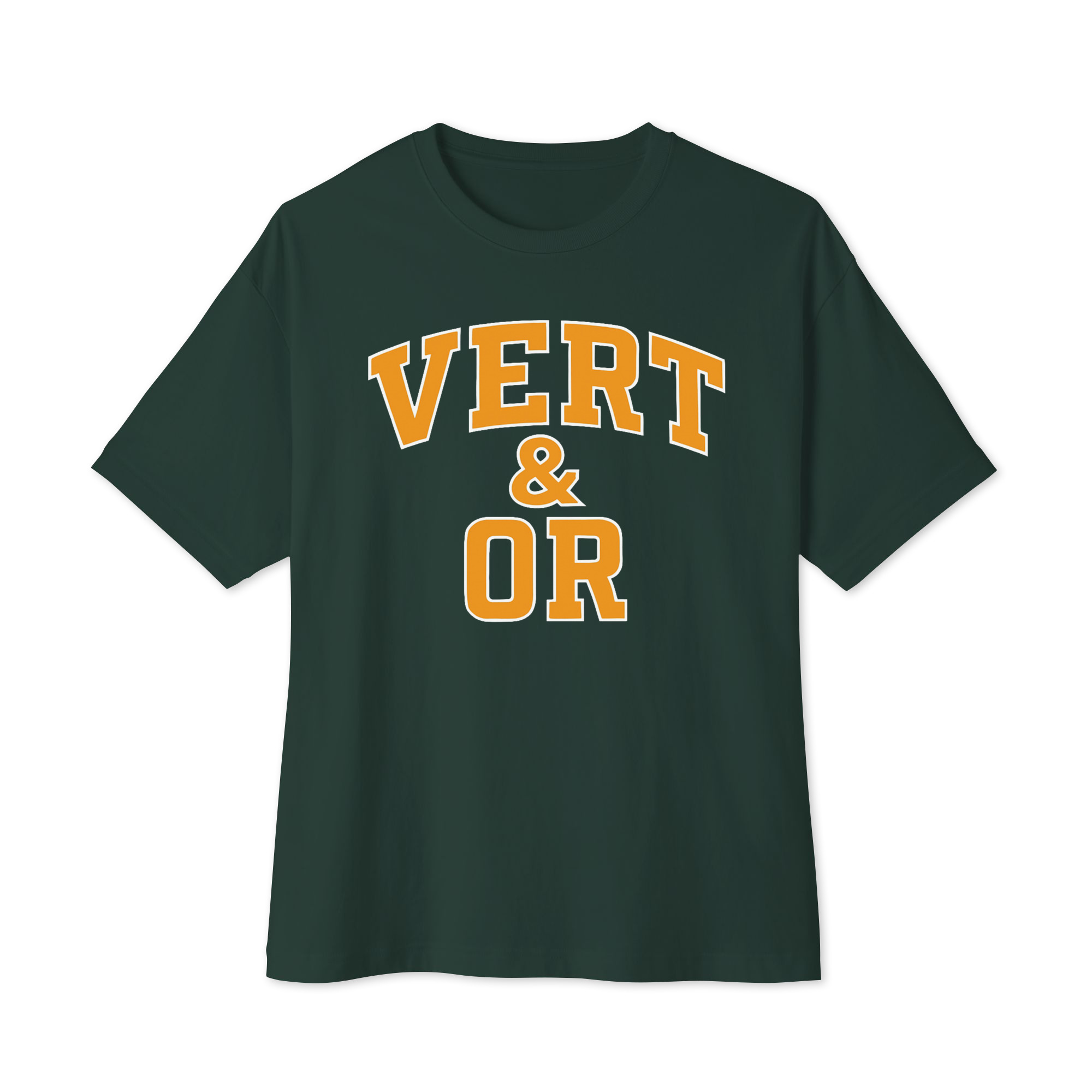Vert & Or - Green & Gold Green Bay NOT Sporty & Rich Packers Paris Fan Club Oversized Tee - Green