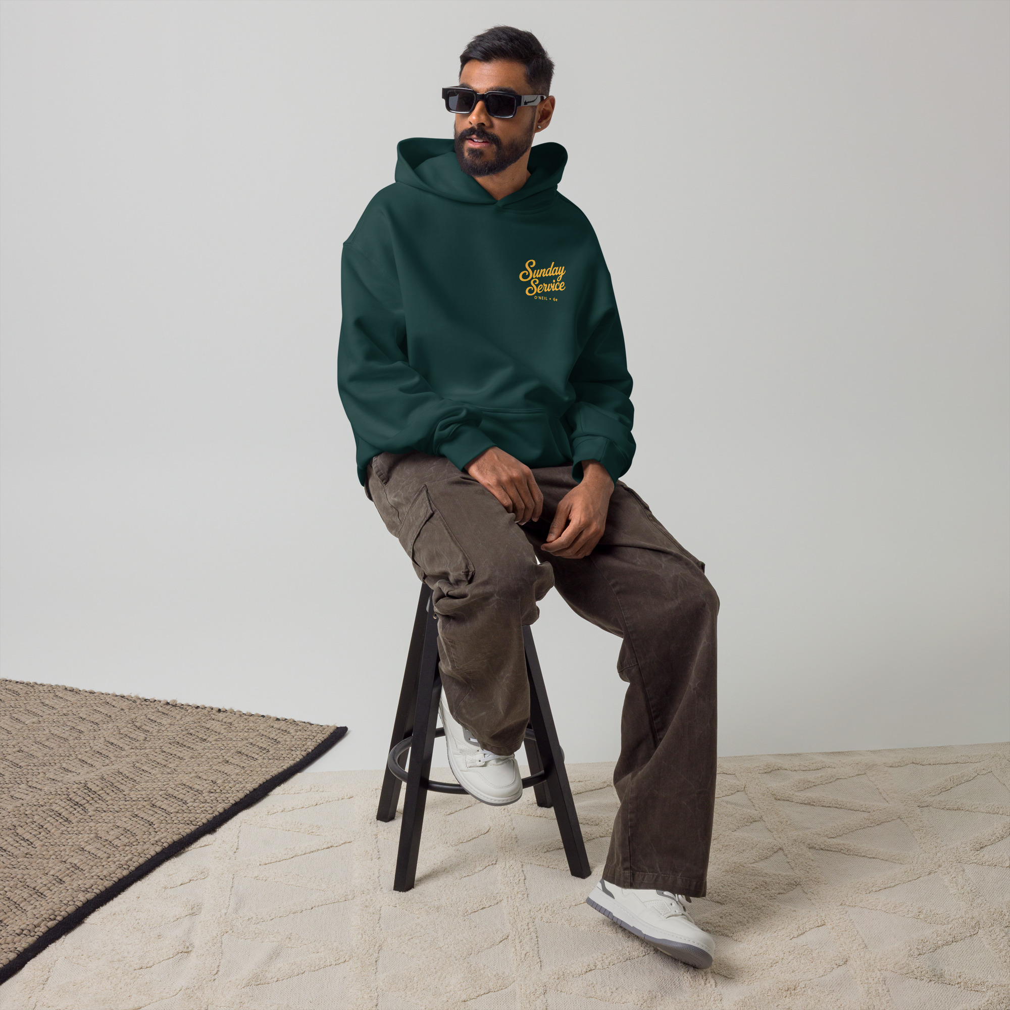 Titletown Europe x Sunday Service at O'Neil - Officiel Packers Fan Club Oversized Hoodie - Image 4
